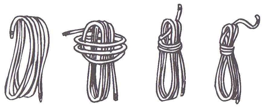 Conservazione Stoccaggio delle corde Per riporre in magazzino una corda che non verrà