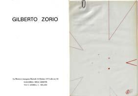 153. ZORIO Gilberto (Andorno Micca, Biella 1944), Gilberto Zorio, Milano, Galleria Dell Ariete n.
