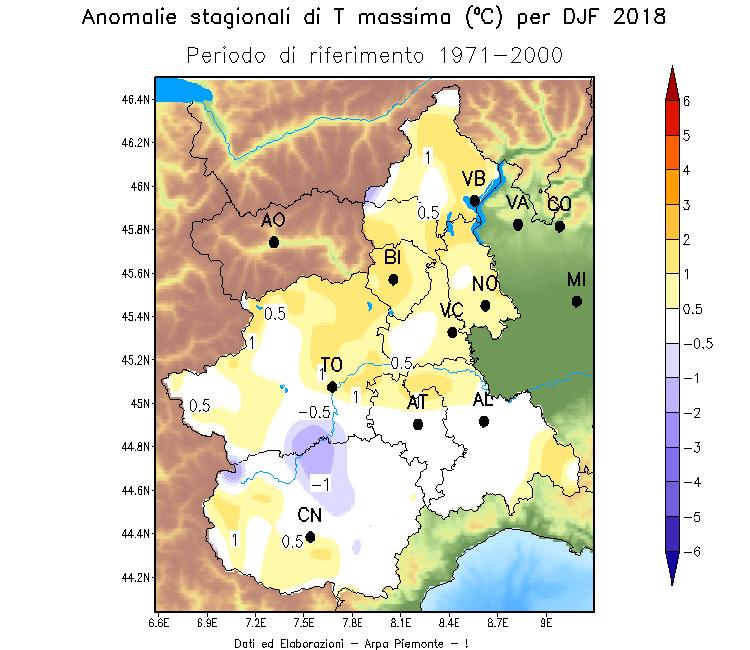 I record di temperatura minima per l inverno si sono verificati in 79 termometri della rete ARPA Piemonte, pari al 29% del totale, nei giorni 27 e 28 febbraio, e ricordiamo ancora che, di essi, 75