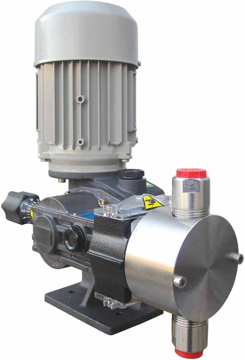 RCC Plunger metering pums Pompe dosatrice a pistone RCC series spring return plunger metering pumps with sturdy and compact design.