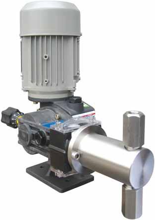 RCC TS High pressure Alta pressione Pump heads TS pump heads are designed for extremely severe, high pressure applications, and have the following features: Extra length packing.