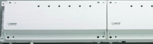 In particolare, per gli impianti a pannelli radianti, dispone di una gamma completa di box modulari per la regolazione e controllo