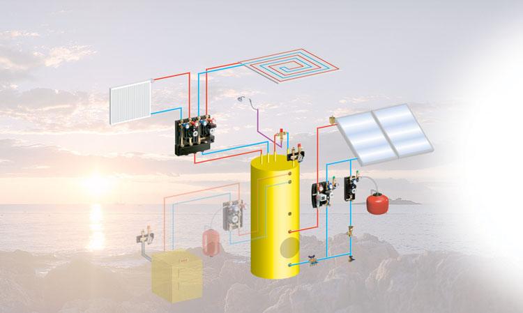 SOLARE TERMICO Componenti per impianti termici solari 4
