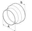 MODELLO CODICE ØA ØB RIDUTTORE Ø 100-80 46415 80 100 RIDUTTORE Ø 125-100 46312 100 125 RIDUTTORE Ø