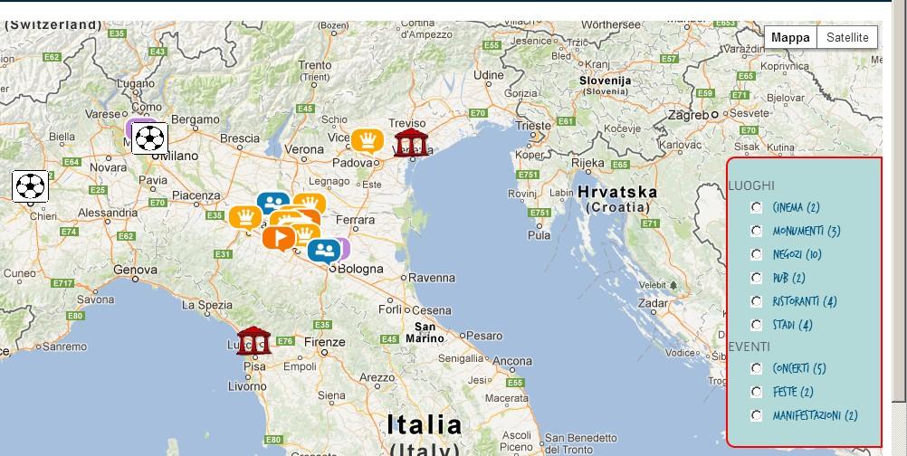 5/12 CTAG È un pacchetto di plug-in per Wordpress Estende la tassonomia di Wordpress, definendo i tipi luogo ed evento Integra le Google Maps all'interno di