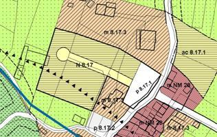 Art. 100.24 N 8.17 UBICAZIONE : L area è ubicata nelle vicinanze della borgata Tonni (Distretto DM1 - Tav di PRGC 2l) Superficie territoriale mq 6.