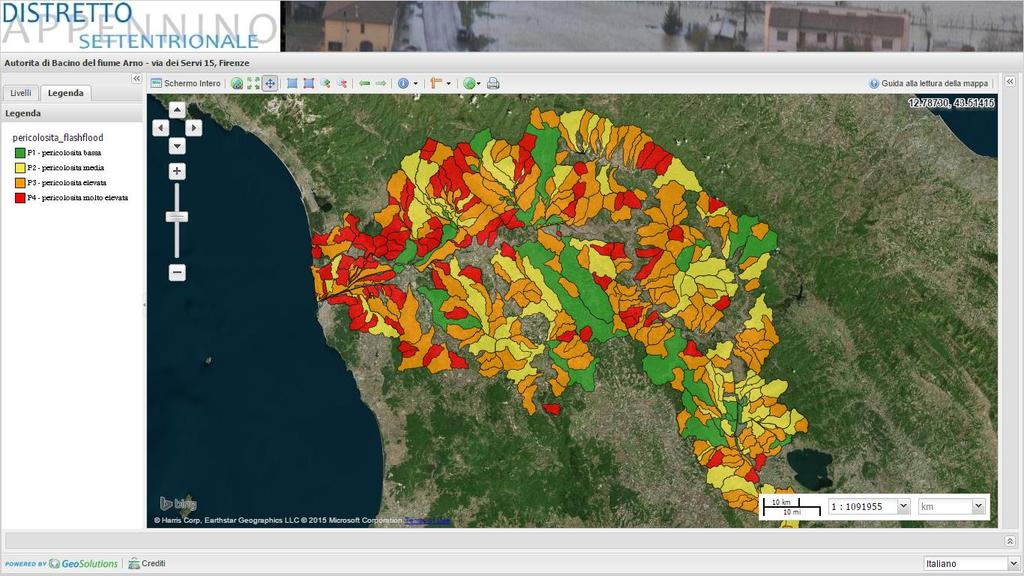 GLI INDICATORI AMBIENTALI I CAMBIAMENTI CLIMATICI IN ITALIA La mappa della