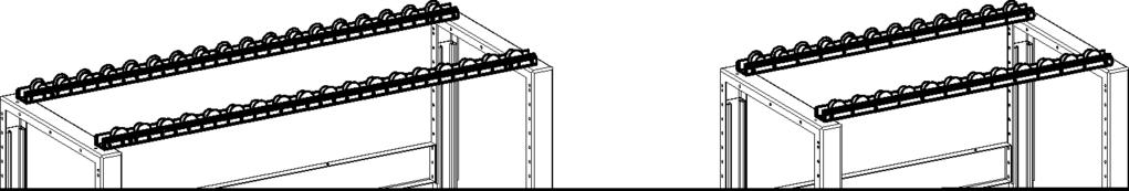 Binari a rullini Vengono utilizzati, quando il trasporto dell oggetto (provino) viene effettuato tramite slitte portapezzi oppure in contenitori con piano inferiore