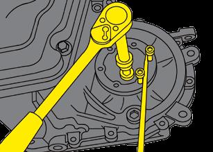 Manuale di Riparazione per il Cambio 02T Volkswagen 1 Drenare l olio del cambio (freccia).