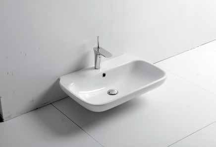 08CL Lavabo monoforo cm75x45 Onehole washbasin cm75x45 art.