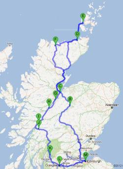 Tour in auto della Scozia Edimburgo Highlands e Orcadi 9 giorni Tour con macchina a noleggio delle Highlands e della Scozia settentrionale!