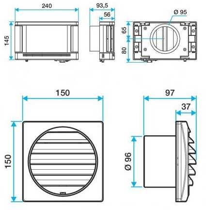 elemento fonoassorbente 3 canalizzazione 4/5/6