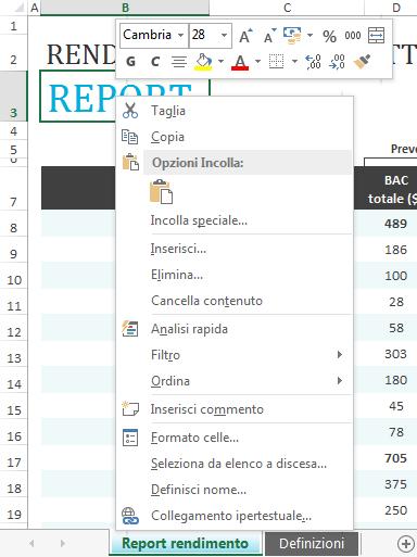 Capitolo 1 Introduzione a Excel 2013 Il comando Opzioni, consente di accedere alla finestra di dialogo Opzioni di Excel in cui è possibile configurare le preferenze dell'applicazione e le