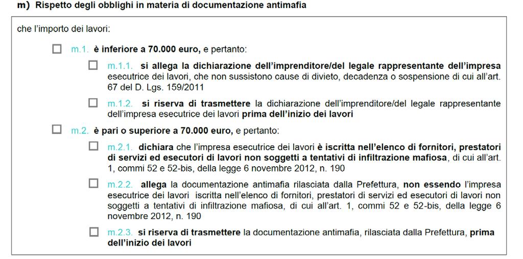 5. La Giunta regionale ai sensi dell'articolo 14, comma 5, della presente legge, stabilisce i casi in cui l'insussistenza delle condizioni di cui all'articolo 67 del decreto legislativo n.