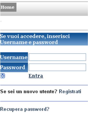 Fig. 1 Registrazione Il candidato dovrà inserire i dati necessari alla registrazione (Fig.2).