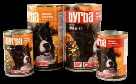 Mangime completo per cani Byrba Bocconi è un gustoso e nutriente pasto per cani di tutte le taglie. Può essere mescolato con Crancy Riso Soffiato per un pasto ancora più completo.