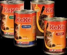 KeKè Bocconcini Mangime completo per gatti Kekè Bocconcini è un prodotto a base di carne per il mantenimento dei gatti di qualsiasi razza.