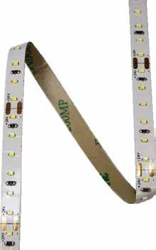 Strip LED Strip - 24V 9,6W/mt Striscia LED flessibile 9,6 W/mt. Potenza totale strip 48W/5mt Disponibile in versione IP20. CRI maggiore di 90 (>90).