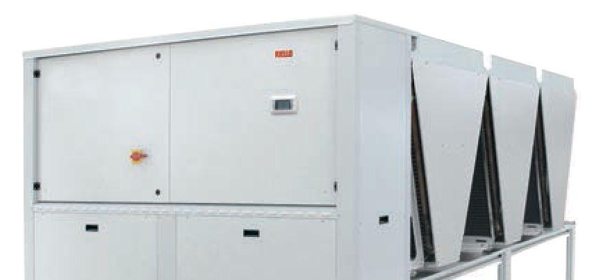 Refrigeratori d'acqua condensati ad aria RTA-BA serie 4C RTA-PE serie 4C 50% Refrigeratori d acqua condensati ad aria con ventilatori elicoidali da 165 fino a 351, con refrigerante ecologico R410A La