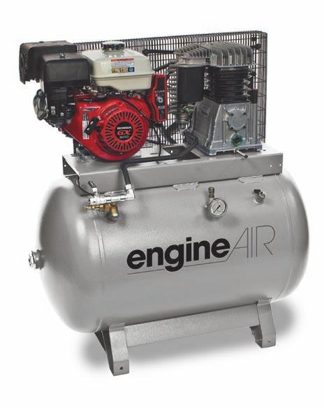 7/270 Diesel Base gruppo/motore montata su 4 antivibranti in gomma per ridotte vibrazioni,