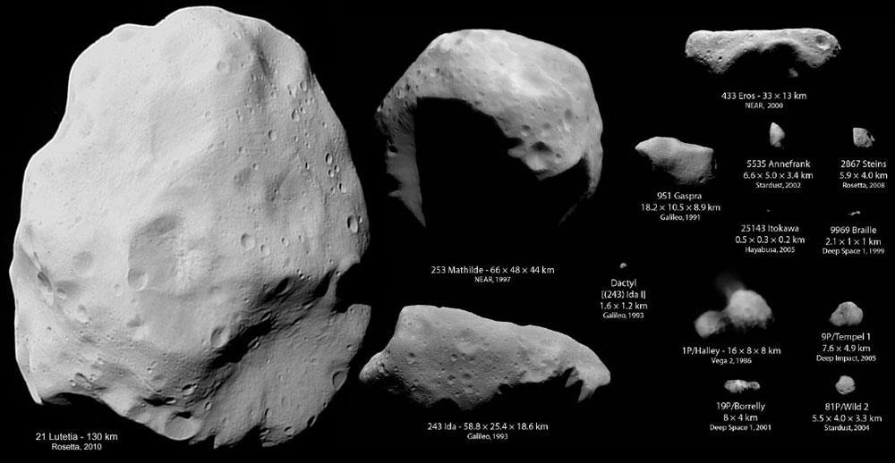 Gli asteroidi sono corpi minori del Sistema Solare formatisi al momento della formazione dei pianeti.