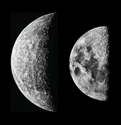 Mercurio presenta una superficie piena di crateri d impatto molto simile a
