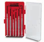 5,5x100 - Ph. 0x50 - Ph. 1x100 - Ph. 2x100 14,50 10,00 SET 6 GIRAVITI CUSHION GRIP TORX Lama in acciaio cromato, grande impugnatura morbida. Punta magnetica.