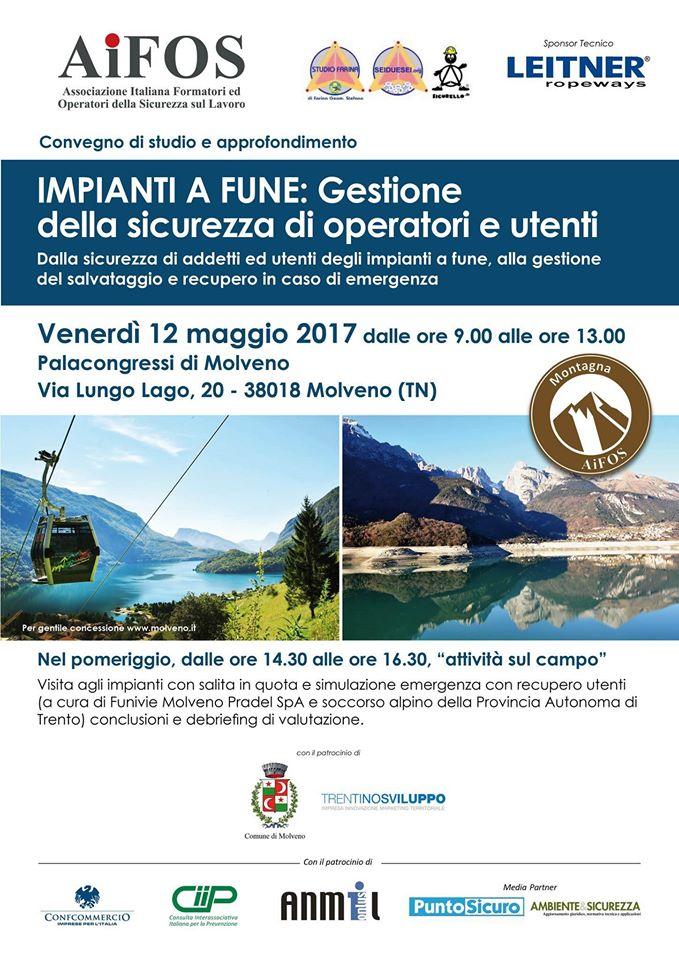 3. AiFOS MONTAGNA impianti a fune Molveno - 2017 Convegno di studio ed approfondimento