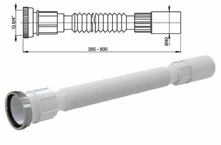 kg 100 pezzi Prezzo unitario/ 2,50 11,9 kg A790 Tubo flessibile Ø 1"1/2 x 40