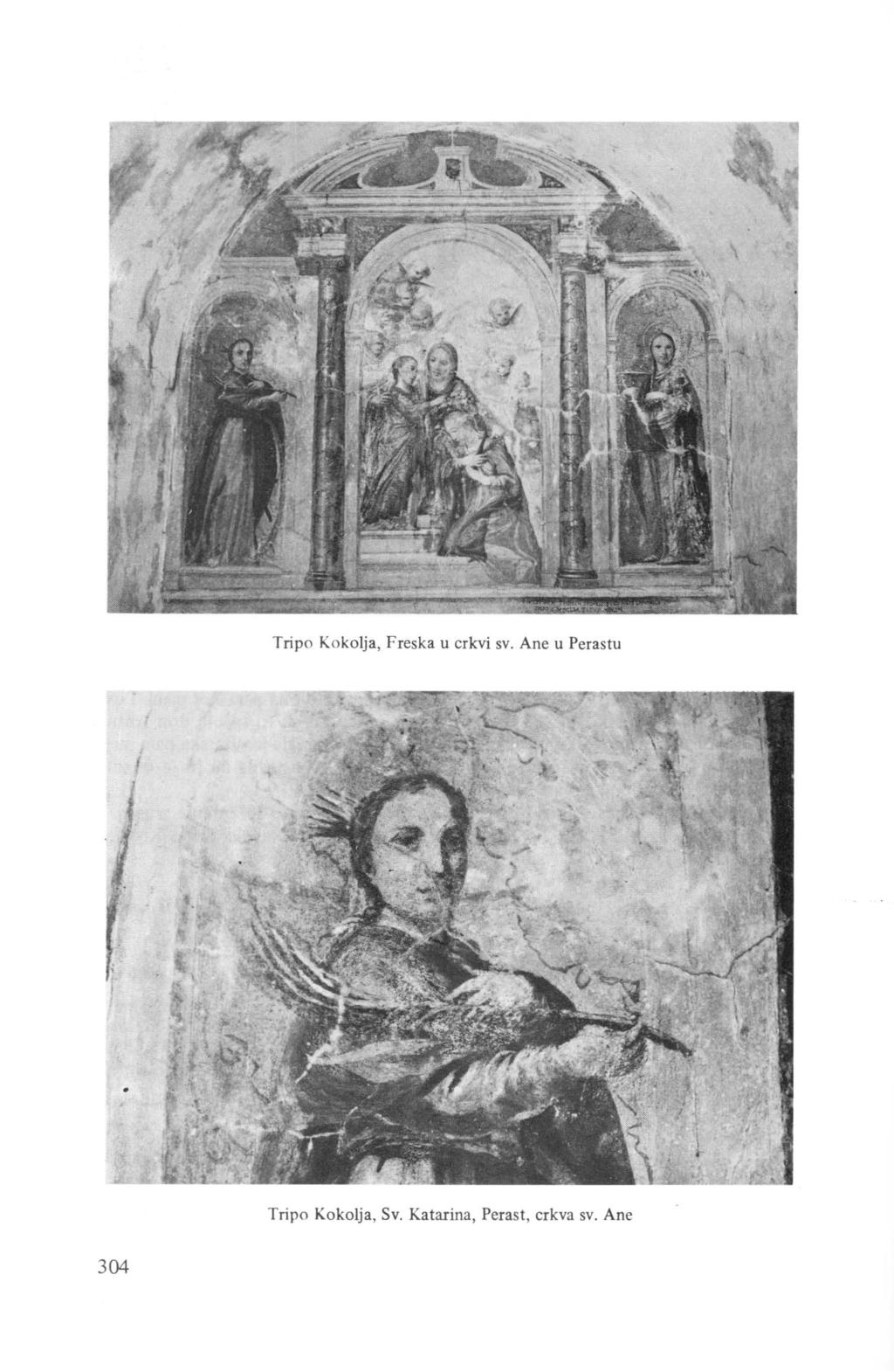 Tri po Kokolja, Freska u crkvi sv.