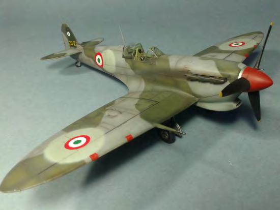 Once We Were Enemies Spitfire Mk.Vb Trop dal kit Hasegawa in scala 1/48.
