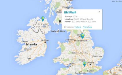 South Milford: Informazioni generali Start Up: 2016 Tipologia di Biomasse : 100% rifiuti organici e rifiuti da industrie con produzione di prodotti alimentare 40.000 60.000 t/a rifiuti liquidi 10.