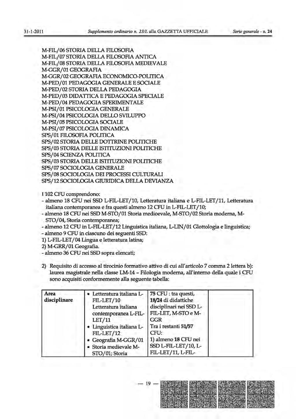 31-1-2011 Supplemento ordinario n.