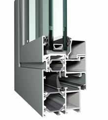 ES 50 Finestre e Porte Simply smart ES 50 è un sistema a taglio termico per porte e finestre ad apertura interna ed esterna, che combina un design accattivante con un buon livello di efficienza