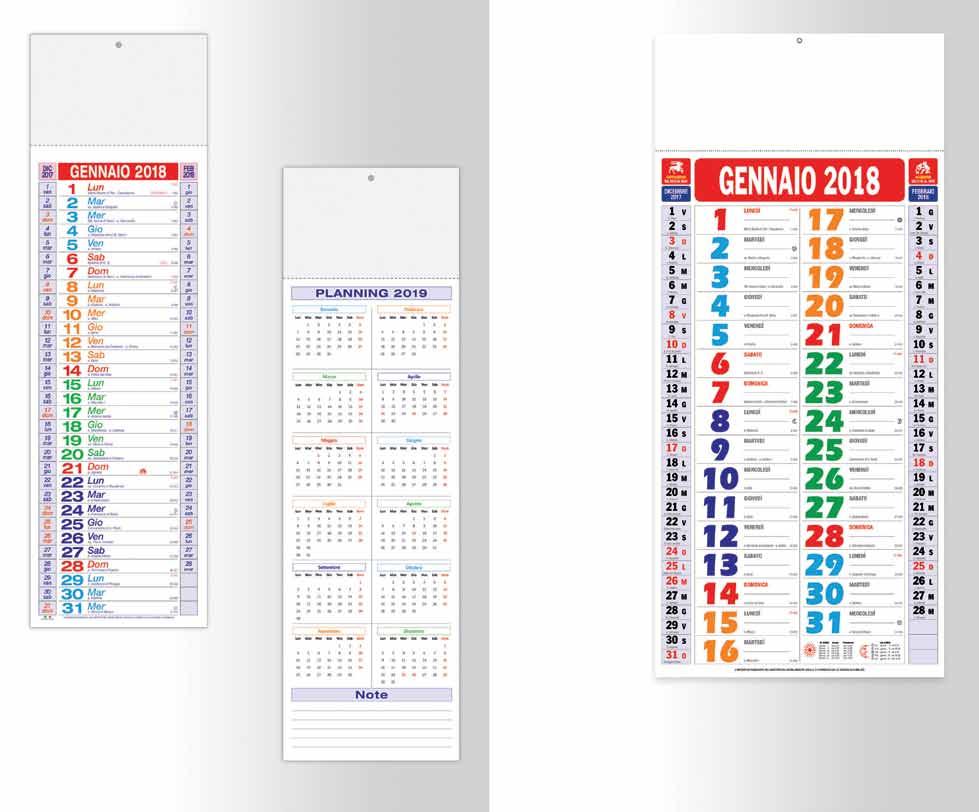 AG 2040 SILHOUETTE MULTICOLOR Calendario mensile 12 fogli. Carta Patinata, Stampa 4 colori Festività Internazionali. Testata Termosaldata. Dim.