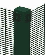 Pali per sistema Securifor : Palo Securifor 1. INSTALLAZIONE 1.1 Principio generale La recinzione viene installata secondo il principio palo-palo-pannello.