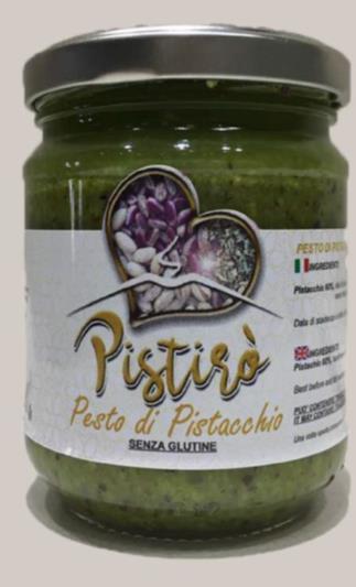 CAPOLAVORO DI GUSTO Ingredienti: Pistacchio (60%), olio di semi di girasole, fibra alimentare, sale, pepe, noce moscata THE