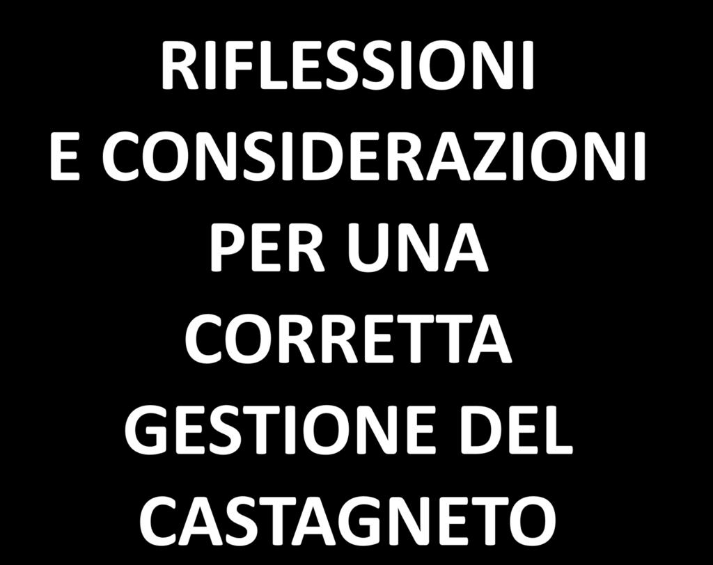 RIFLESSIONI E CONSIDERAZIONI PER