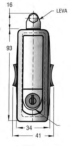 SERRATURE H PULSANTE 600.050.