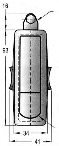 105x35 H 35mm H H LEVA PULSANTE 600.051.