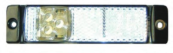 850.016.59 Fanalino SIDE-MARCH - LED - ARANCIO con cavo mt.