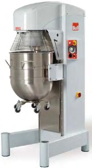 BULL100 160 Miscelatore planetario 100 160lt Planetary mixer 100 160lt 100 160lt Trasmissione Sollevamento vasca 100 160lt.