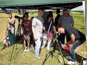 Fucecchio: la postazione di osservazione (foto