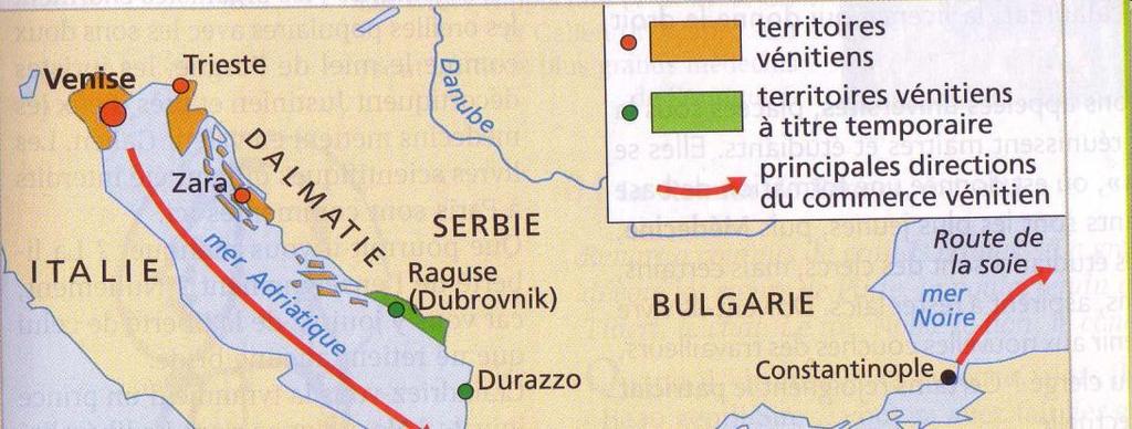 të Durrësit, ku shumë shpejt filluan lidhjet me Shqipërinë 135. Paqja e Torinos (1381), përcaktoi luftën kundër gjenovezëve, dhe aleatët e tyre hungarez, e detyruan Venedikun të braktiste Dalmacinë.