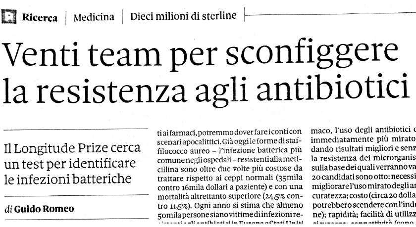 IL PROBLEMA e LA SOLUZIONE 1-«La diagnosi di un infezione avviene ancora in base ai sintomi e