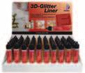 Die Marke Lukas / Inhaltsverzeichnis Glitter Liner nerchau 3D-Glitter Liner Espositore nerchau Espositore 3D-Glitter Liner 10 colori 6 file per ciascun colore Frontone con 2 layout: Natalizio e per