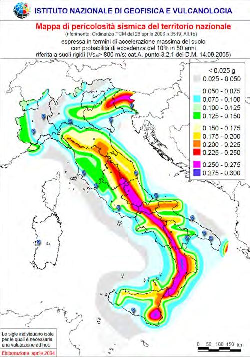 c) sismica L intervento si situa in quella che era definita zona 3 con le precedenti norme (OPCM 3274, 2003), ed essendo la pericolosità sismica del sedime oggetto di