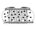 Modello ICONA C corrugato CX corrugato DISEGNO TECNICO h he hu La dimensioni CS corrugato strutturato CR corrugato SECONDARIO Accessori PRO CHI GRI N nervato Voce di capitolato Fornitura di filtro