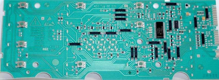 Interfaccia Utente AEG LED Microprocessore LED a infrarossi Tasti Collegamento Cicalino