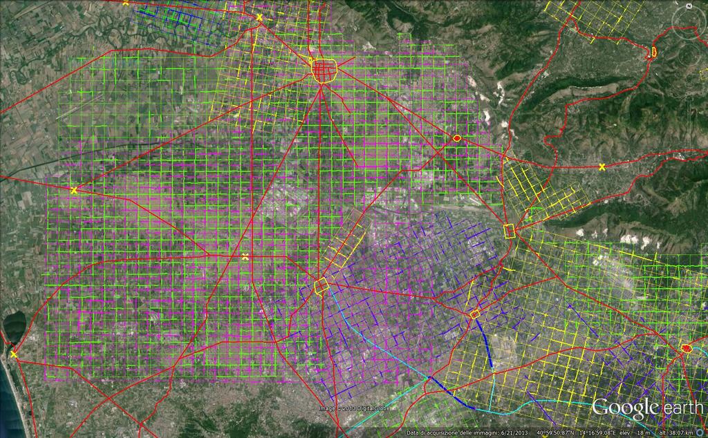 Una vista generale della zona di Capua, Atella, Acerrae, Suessula, Calatia, il cuore della Campania